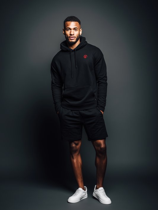 Lightweight Hoodie – Black