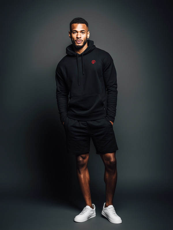 Lightweight Hoodie – Black
